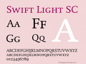 Swift-LightSC 2.0.2 Font Sample