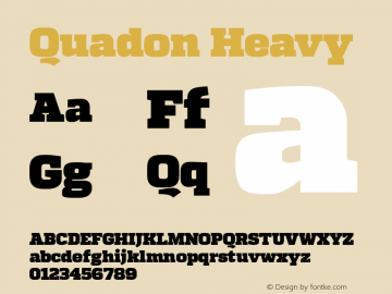 Quadon-Heavy Version 1.000;PS 001.001;hotconv 1.0.56图片样张