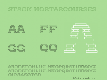 Stack MortarCourses Version 1.000;PS 001.000;hotconv 1.0.88;makeotf.lib2.5.64775 Font Sample