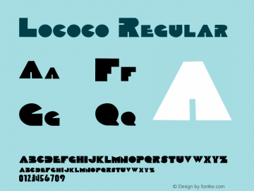 Lococo Lococo Font Sample