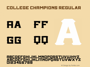 COLLEGECHAMPIONS Version 1.000图片样张