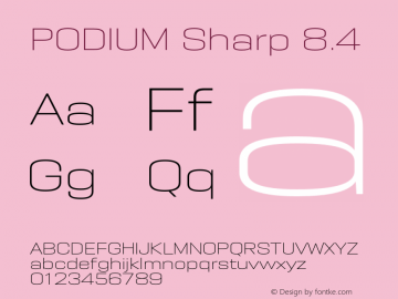 PODIUM Sharp 8.4 Version 1.000 | w-rip DC20190420图片样张