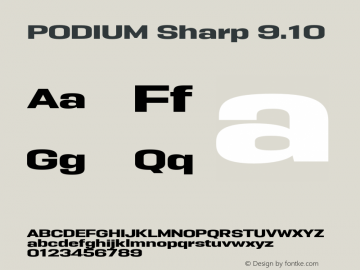 PODIUM Sharp 9.10 Version 1.000 | w-rip DC20190420图片样张