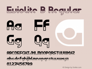 Eviolite B Regular Version 1.0图片样张