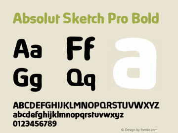 Absolut Sketch Pro Bold Version 1.003图片样张