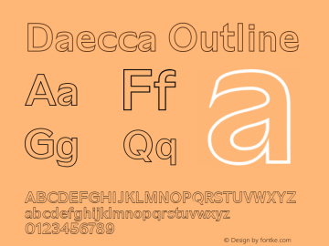 Daecca Outline 0.1.0图片样张