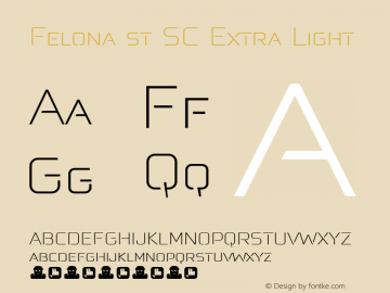 Felona st SC Extra Light Version 1.185图片样张