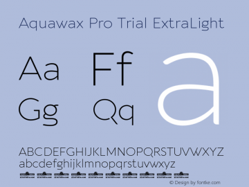 Aquawax Pro Trial ExtraLight Version 1.008图片样张