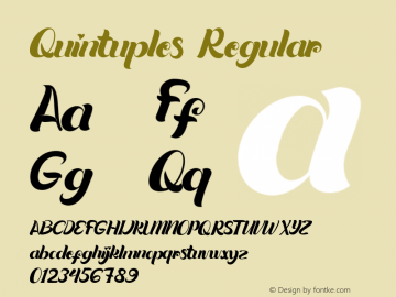 Quintuples Version 001.000图片样张