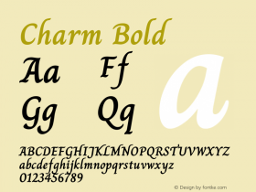 Charm Bold Version 1.001图片样张