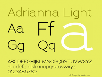 Adrianna Light Version 1.002图片样张