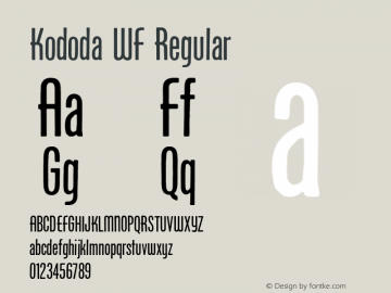 Kododa WF Version 1.000图片样张