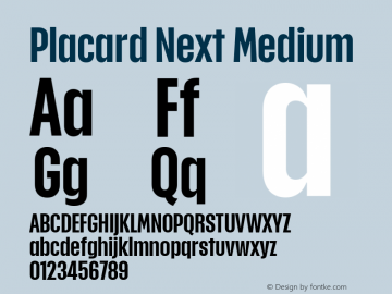 Placard Next Medium Version 1.10, build 16, s3图片样张