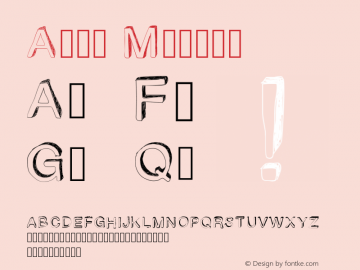 Amis Medium Version 001.000 Font Sample