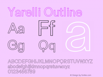 Yarelli-Outline 0.1.0图片样张