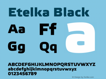 Etelka-Black Version 001.000图片样张