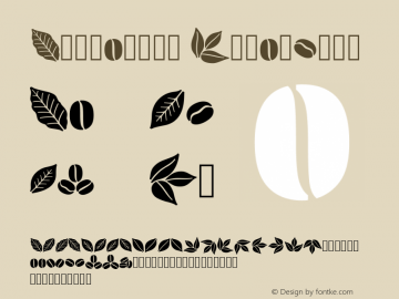 Aromatron Ornaments Version 1.0 Font Sample