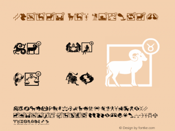 Zodiac Mix Version 1.00;June 13, 2019;FontCreator 11.0.0.2388 64-bit Font Sample