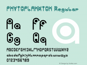 PHYTOPLANKTON Version 1.00;April 9, 2019;FontCreator 11.5.0.2430 64-bit Font Sample