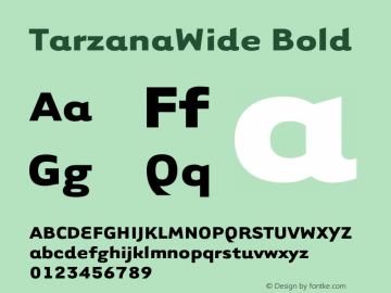 TarzanaWideBold 001.000图片样张