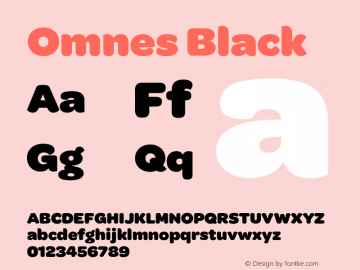 Omnes Black Version 1.004图片样张