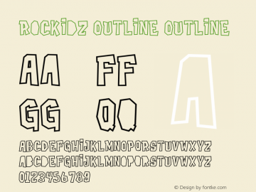 Rockidz Outline Outline Version 1.00;June 19, 2019;FontCreator 12.0.0.2535 64-bit Font Sample