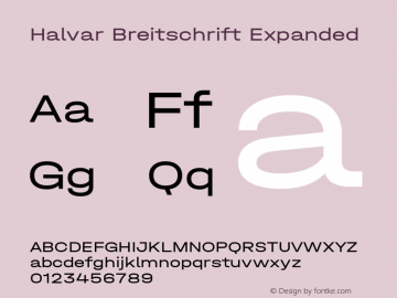 HalvarBreitschrift-Expanded Version 1.000;hotconv 1.0.109;makeotfexe 2.5.65596;YWFTv17 Font Sample
