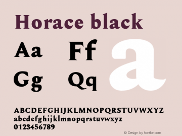 Horace black 0.1.0图片样张