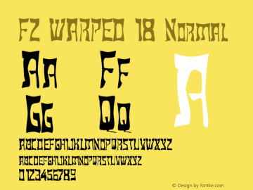 FZ WARPED 18 Normal 1.0 Mon Jan 31 12:38:31 1994图片样张