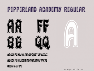 Pepperland Academy Regular Version 1.0; 2019图片样张
