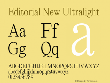 Editorial New Ultralight Version 0.001图片样张