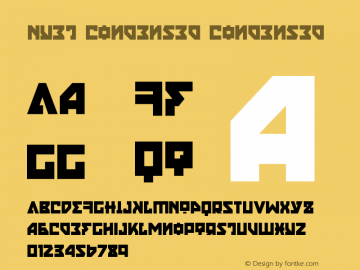 Nyet Condensed Version 2.1; 2019图片样张