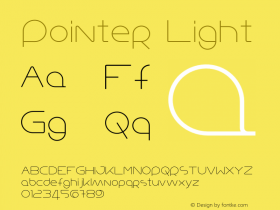 Pointer Light Version 1.002;Fontself Maker 3.0.2图片样张