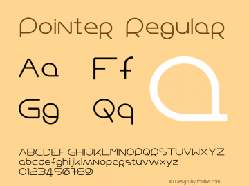 Pointer Version 1.002;Fontself Maker 3.0.2图片样张