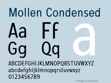 Mollen-Condensed Version 1.000;YWFTv17图片样张