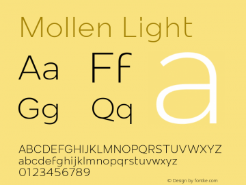 Mollen Light Version 1.000;YWFTv17图片样张