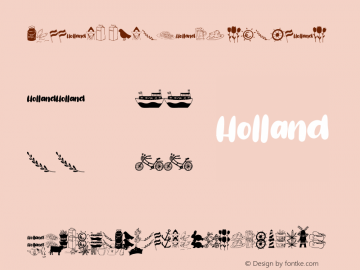 Holland Dingbats Version 1.00;July 22, 2019;FontCreator 11.5.0.2430 64-bit Font Sample