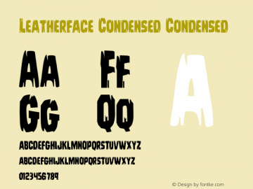 Leatherface Condensed Version 1.0; 2013图片样张