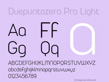 DuepuntozeroPro-Light Version 1.000;hotconv 1.0.109;makeotfexe 2.5.65596图片样张