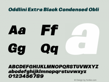 Oddlini ExtBlk Cond Obli Version 1.002图片样张