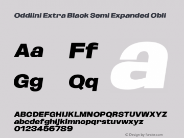 Oddlini ExtBlk SemExp Obli Version 1.002图片样张