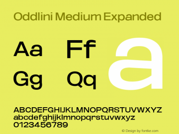 Oddlini Medium Expanded Version 1.002图片样张