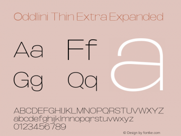 Oddlini Thin Extra Expanded Version 1.002图片样张