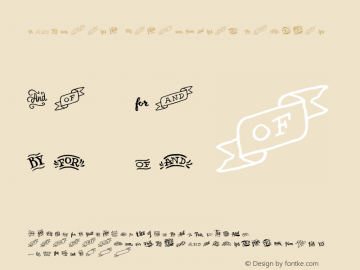 InkheartCatchwords Version 1.000 Font Sample