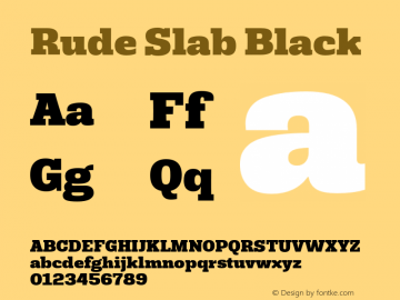 Rude Slab Black Version 1.000图片样张