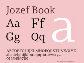 Jozef-Book Version 1.200图片样张