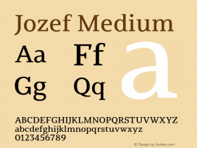 Jozef-Medium Version 1.200图片样张