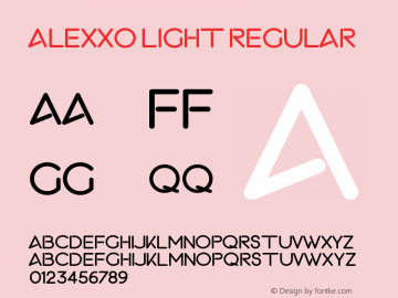 AlexxoLight Version 1.000;PS 001.001;hotconv 1.0.56图片样张