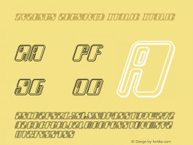 Zyborgs Engraved Italic Version 3.1; 2019图片样张