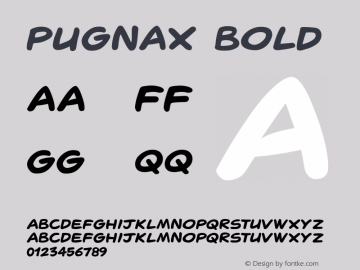 PUGNAX-Bold Version 001.001图片样张